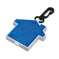 Blue Light Up House Clip on Reflector